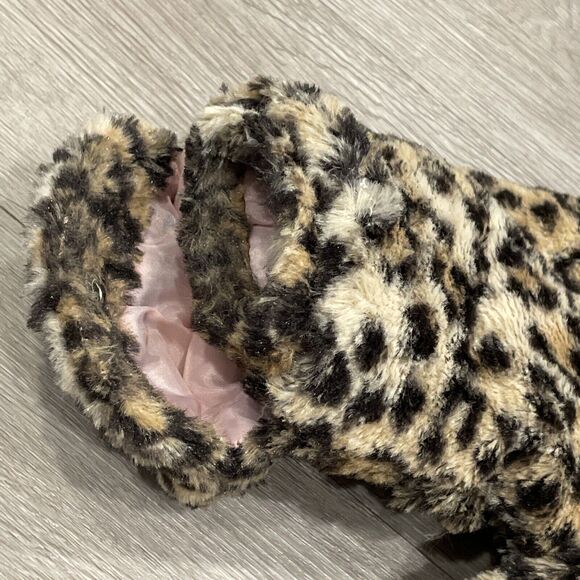 Baby Snowsuit 6-9 Months Toddlers Fleece Outdoors Hooded Coat Cheetah Animal - Picture 6 of 7